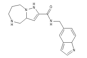 Image of N-(7aH-indol-5-ylmethyl)-3a,4,5,6,7,8-hexahydro-1H-pyrazolo[1,5-a][1,4]diazepine-2-carboxamide