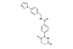 Image of 4-(3,6-diketohexahydropyridazin-1-yl)-N-(4-imidazol-1-ylbenzyl)benzamide