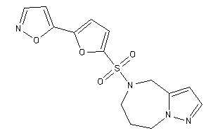 5-[5-(4,6,7,8-tetrahydropyrazolo[1,5-a][1,4]diazepin-5-ylsulfonyl)-2-furyl]isoxazole