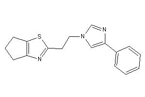 2-[2-(4-phenylimidazol-1-yl)ethyl]-5,6-dihydro-4H-cyclopenta[d]thiazole