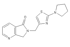 Image of 6-[(2-pyrrolidinothiazol-4-yl)methyl]-7H-pyrrolo[3,4-b]pyridin-5-one