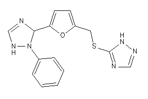 Image of 5-[[5-(2-phenyl-1,3-dihydro-1,2,4-triazol-3-yl)-2-furyl]methylthio]-1H-1,2,4-triazole