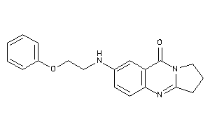 7-(2-phenoxyethylamino)-2,3-dihydro-1H-pyrrolo[2,1-b]quinazolin-9-one