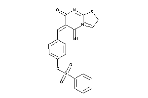 Benzenesulfonic Acid [4-[(5-imino-7-keto-2H-thiazolo[3,2-a]pyrimidin-4-ium-6-ylidene)methyl]phenyl] Ester