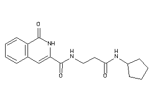 N-[3-(cyclopentylamino)-3-keto-propyl]-1-keto-2H-isoquinoline-3-carboxamide