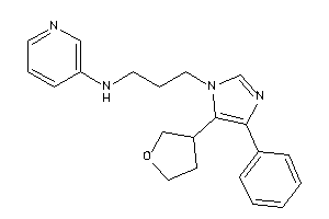 3-(4-phenyl-5-tetrahydrofuran-3-yl-imidazol-1-yl)propyl-(3-pyridyl)amine