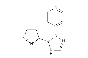 4-[3-(3H-pyrazol-3-yl)-3,4-dihydro-1,2,4-triazol-2-yl]pyridine