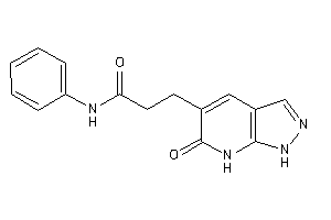 3-(6-keto-1,7-dihydropyrazolo[3,4-b]pyridin-5-yl)-N-phenyl-propionamide