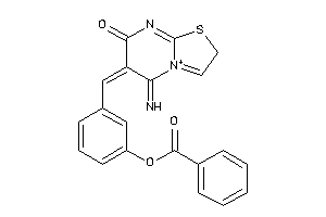 Benzoic Acid [3-[(5-imino-7-keto-2H-thiazolo[3,2-a]pyrimidin-4-ium-6-ylidene)methyl]phenyl] Ester
