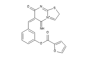 Image of Furan-2-carboxylic Acid [3-[(5-imino-7-keto-2H-thiazolo[3,2-a]pyrimidin-4-ium-6-ylidene)methyl]phenyl] Ester