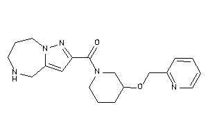 [3-(2-pyridylmethoxy)piperidino]-(5,6,7,8-tetrahydro-4H-pyrazolo[1,5-a][1,4]diazepin-2-yl)methanone
