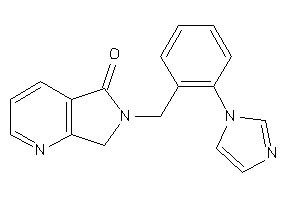 Image of 6-(2-imidazol-1-ylbenzyl)-7H-pyrrolo[3,4-b]pyridin-5-one