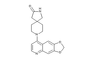 8-([1,3]dioxolo[4,5-g]quinolin-8-yl)-3,8-diazaspiro[4.5]decan-2-one