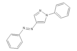Phenyl-(1-phenylpyrazol-4-yl)diazene
