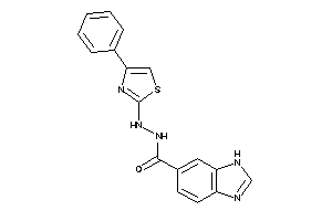 N'-(4-phenylthiazol-2-yl)-3H-benzimidazole-5-carbohydrazide