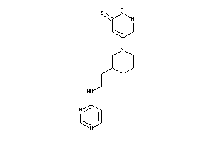 Image of 4-[2-[2-(4-pyrimidylamino)ethyl]morpholino]-1H-pyridazin-6-one