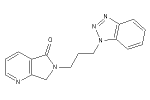 Image of 6-[3-(benzotriazol-1-yl)propyl]-7H-pyrrolo[3,4-b]pyridin-5-one