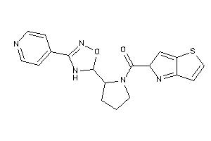 Image of [2-[3-(4-pyridyl)-4,5-dihydro-1,2,4-oxadiazol-5-yl]pyrrolidino]-(5H-thieno[3,2-b]pyrrol-5-yl)methanone