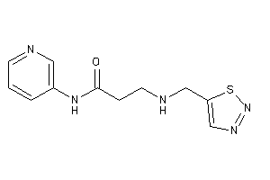 N-(3-pyridyl)-3-(thiadiazol-5-ylmethylamino)propionamide