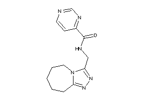 Image of N-(6,7,8,9-tetrahydro-5H-[1,2,4]triazolo[4,3-a]azepin-3-ylmethyl)pyrimidine-4-carboxamide