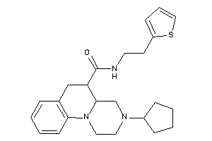 3-cyclopentyl-N-[2-(2-thienyl)ethyl]-1,2,4,4a,5,6-hexahydropyrazino[1,2-a]quinoline-5-carboxamide