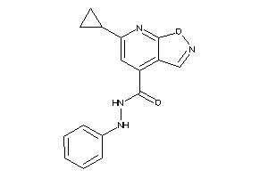 6-cyclopropyl-N'-phenyl-isoxazolo[5,4-b]pyridine-4-carbohydrazide