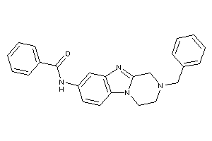 Image of N-(2-benzyl-3,4-dihydro-1H-pyrazino[1,2-a]benzimidazol-8-yl)benzamide