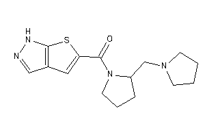 Image of [2-(pyrrolidinomethyl)pyrrolidino]-(1H-thieno[2,3-c]pyrazol-5-yl)methanone