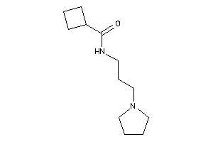 Image of N-(3-pyrrolidinopropyl)cyclobutanecarboxamide