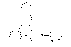 (3-pyrazin-2-yl-1,2,4,4a,5,6-hexahydropyrazino[1,2-a]quinolin-5-yl)-pyrrolidino-methanone