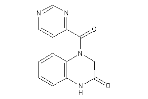 4-(pyrimidine-4-carbonyl)-1,3-dihydroquinoxalin-2-one