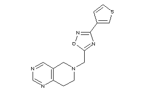 5-(7,8-dihydro-5H-pyrido[4,3-d]pyrimidin-6-ylmethyl)-3-(3-thienyl)-1,2,4-oxadiazole