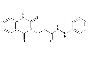 3-(4-keto-2-thioxo-1H-quinazolin-3-yl)-N'-phenyl-propionohydrazide