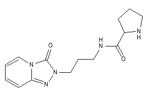 N-[3-(3-keto-[1,2,4]triazolo[4,3-a]pyridin-2-yl)propyl]pyrrolidine-2-carboxamide