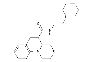 N-(2-piperidinoethyl)-1,2,4,4a,5,6-hexahydro-[1,4]oxazino[4,3-a]quinoline-5-carboxamide