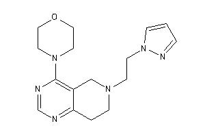 4-[6-(2-pyrazol-1-ylethyl)-7,8-dihydro-5H-pyrido[4,3-d]pyrimidin-4-yl]morpholine
