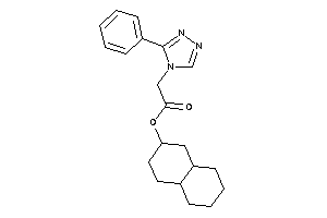 Image of 2-(3-phenyl-1,2,4-triazol-4-yl)acetic Acid Decalin-2-yl Ester