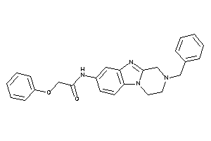 N-(2-benzyl-3,4-dihydro-1H-pyrazino[1,2-a]benzimidazol-8-yl)-2-phenoxy-acetamide