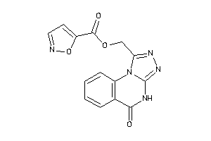 Image of Isoxazole-5-carboxylic Acid (5-keto-4H-[1,2,4]triazolo[4,3-a]quinazolin-1-yl)methyl Ester