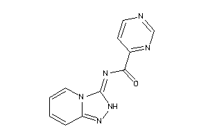 N-(2H-[1,2,4]triazolo[4,3-a]pyridin-3-ylidene)pyrimidine-4-carboxamide
