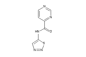 N-(thiadiazol-5-yl)pyrimidine-4-carboxamide