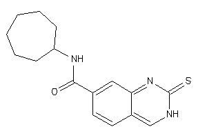 N-cycloheptyl-2-thioxo-3H-quinazoline-7-carboxamide