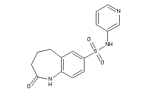 Image of 2-keto-N-(3-pyridyl)-1,3,4,5-tetrahydro-1-benzazepine-7-sulfonamide