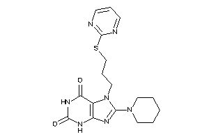 8-piperidino-7-[3-(2-pyrimidylthio)propyl]xanthine
