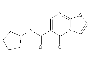 Image of N-cyclopentyl-5-keto-thiazolo[3,2-a]pyrimidine-6-carboxamide