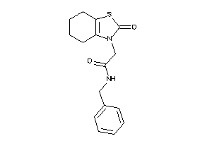 Image of N-benzyl-2-(2-keto-4,5,6,7-tetrahydro-1,3-benzothiazol-3-yl)acetamide