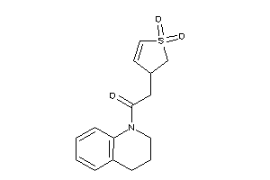 1-(3,4-dihydro-2H-quinolin-1-yl)-2-(1,1-diketo-2,3-dihydrothiophen-3-yl)ethanone