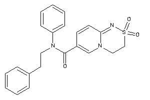 2,2-diketo-N-phenethyl-N-phenyl-3,4-dihydropyrido[2,1-c][1,2,4]thiadiazine-7-carboxamide