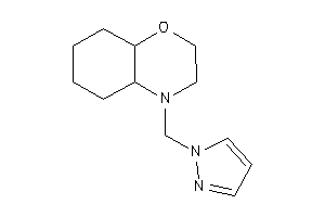 4-(pyrazol-1-ylmethyl)-2,3,4a,5,6,7,8,8a-octahydrobenzo[b][1,4]oxazine