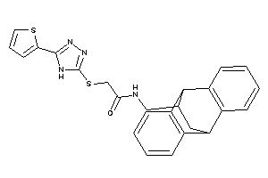 2-[[5-(2-thienyl)-4H-1,2,4-triazol-3-yl]thio]-N-(BLAHylmethyl)acetamide